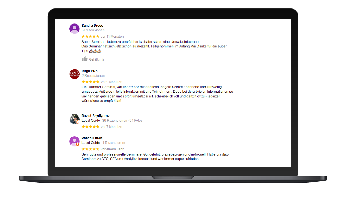 Laptop-Google-Bewertungen