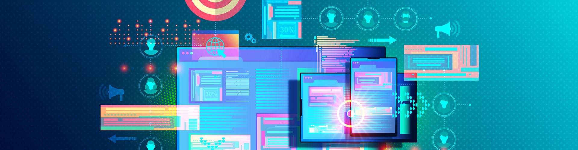 Zu sehen ist eine Darstellung von Retargeting