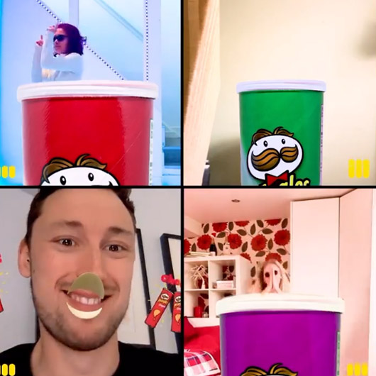 User Genererated Content bei Pringles Bilder der User Genererated Content Kampagne von Pringles